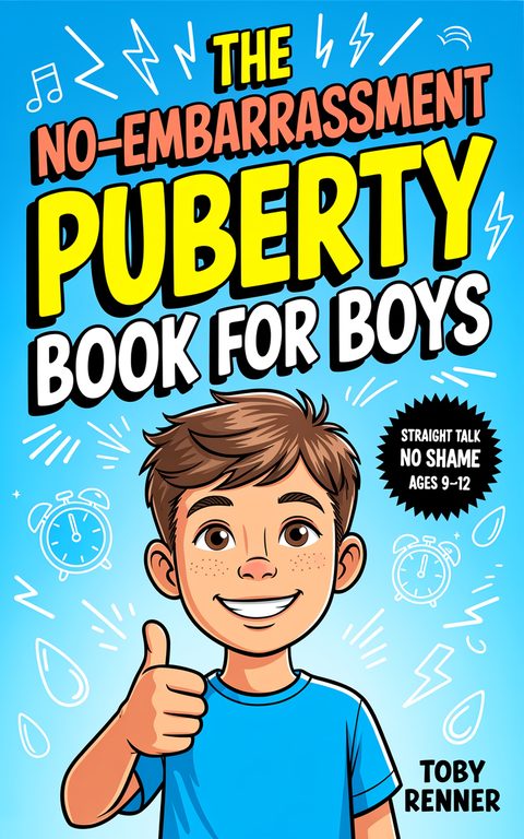 Cover of The No-Embarrassment Puberty Book for Boys